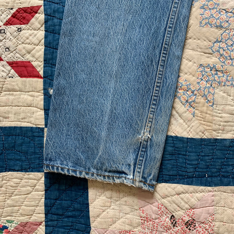 1980’s Levi’s 501 Light Wash Denim Jeans 34" x 33"