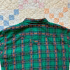 1950's Penny's Ranchcraft Plaid Pearl Snap Western Shirt Large