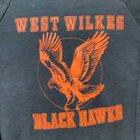 1980's West Wilkes Black Hawks Sweatshirt XS