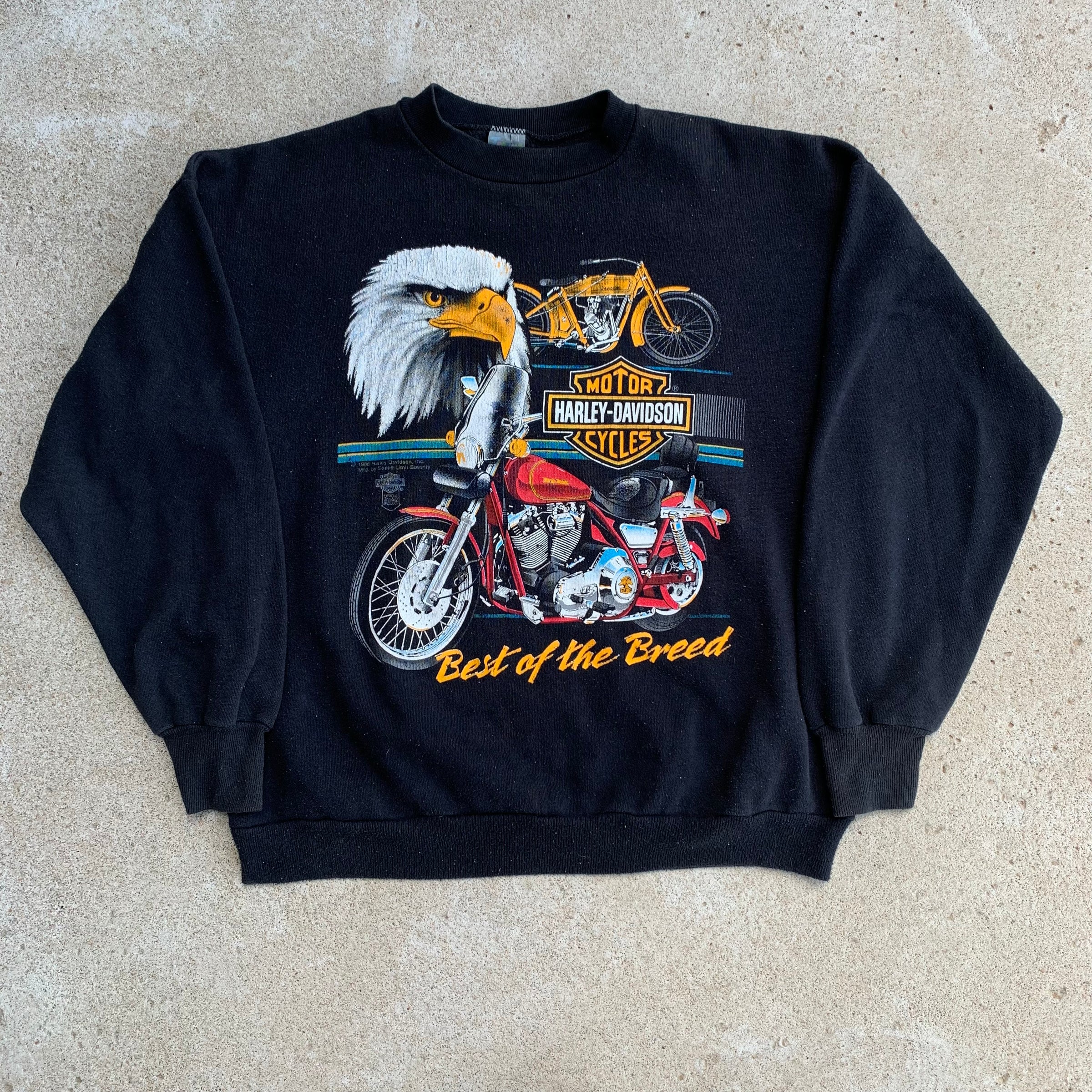 1980's Harley Davidson Best of the Breed Crewneck Sweatshirt L/XL