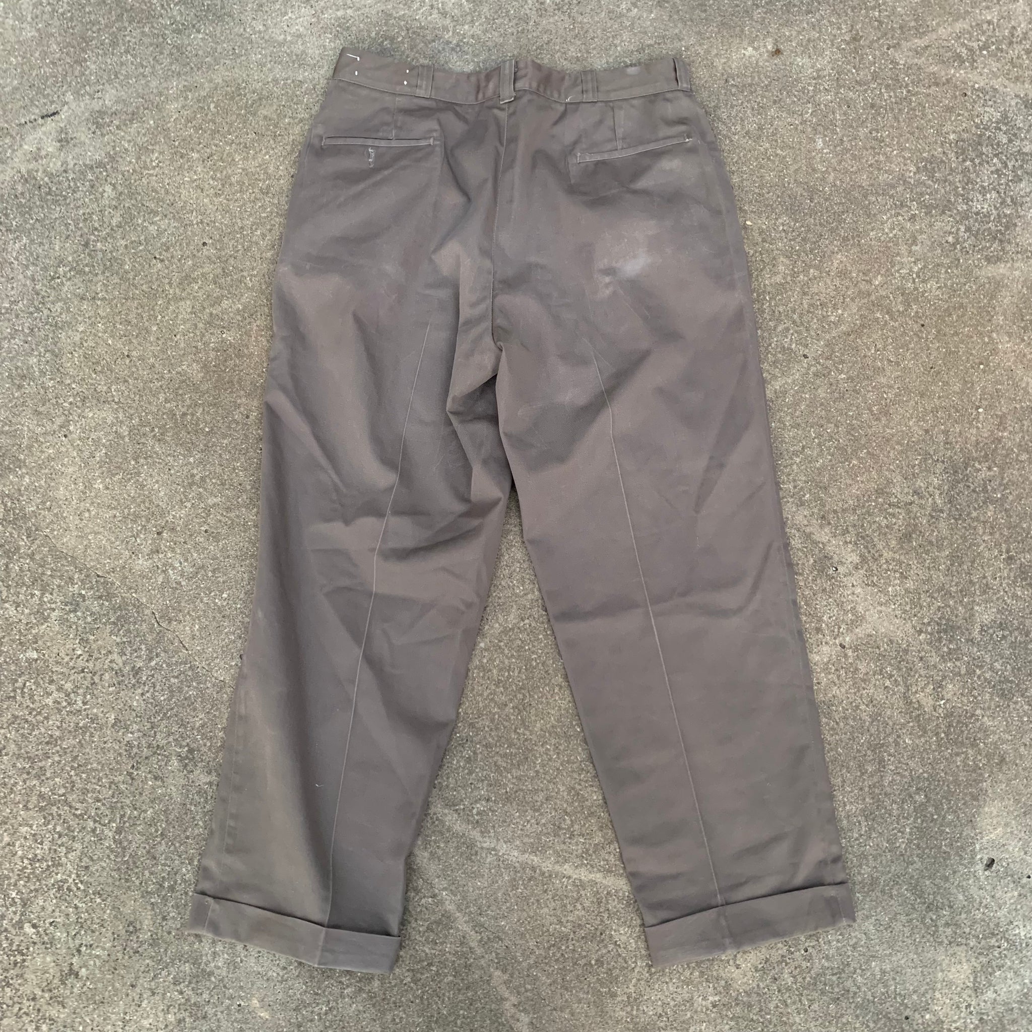 1960’s Big Mac Grey Work Pants 36” x 29”