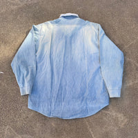 1950’s Penney’s Big Smith Sanforized Chambray Work Shirt XL