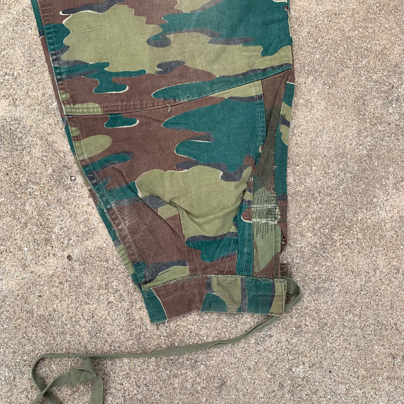 1950’s Belgian Jigsaw Camo Combat Trousers 33” - 36” x 30.5”