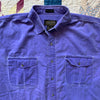 1990's Eddie Bauer Faded Purple Button Up Shirt XL