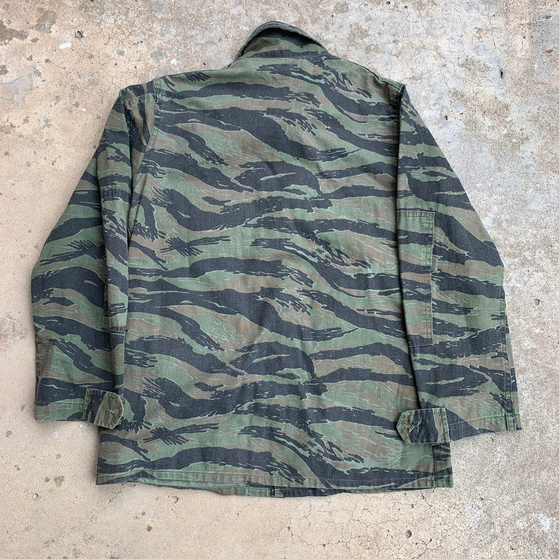 1980’s Civilian Tiger Stripe Camo BDU Jacket Small Regular