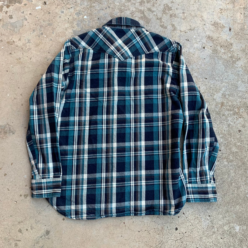 Iron Heart Plaid Western Shirt Small