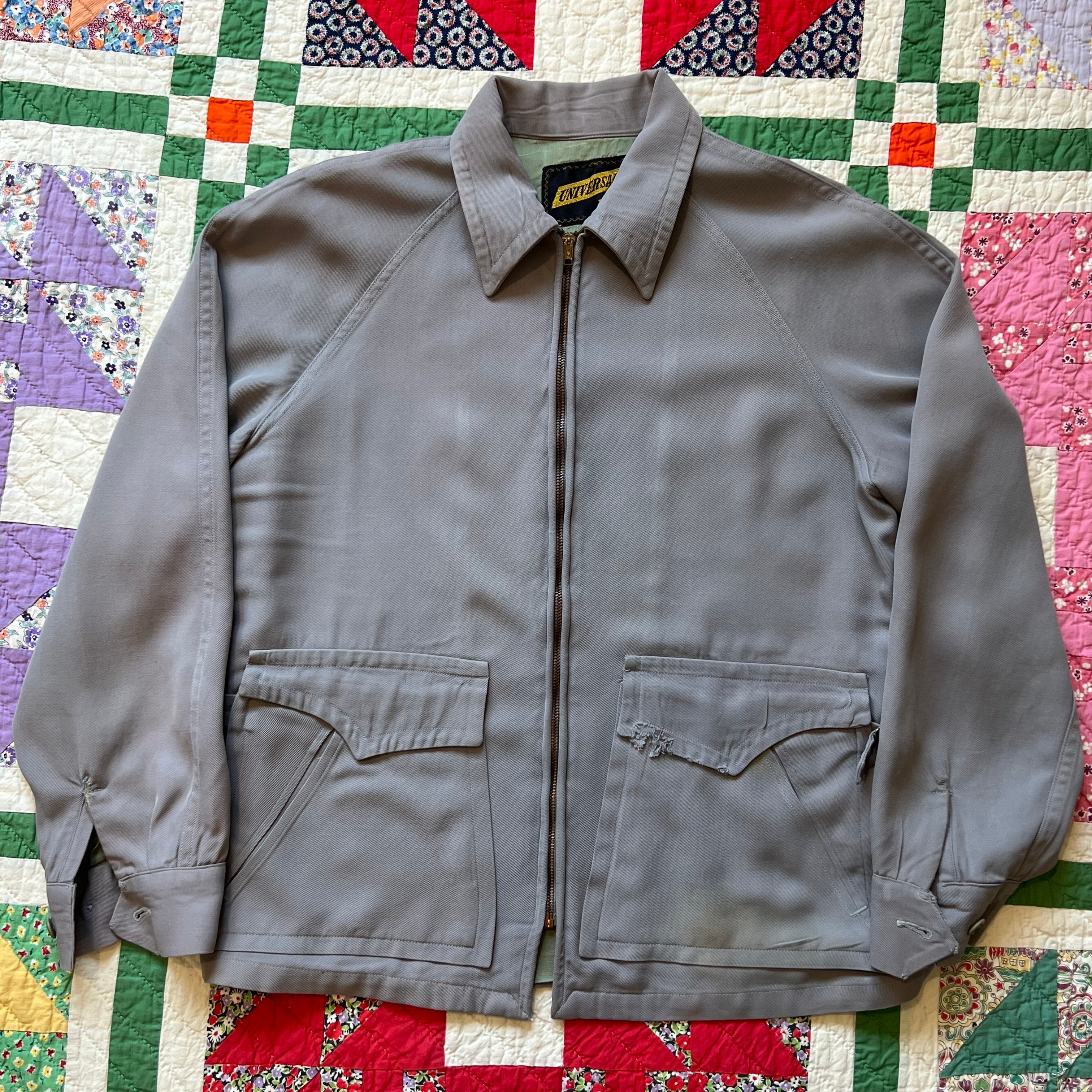 1940's Universal Gabardine Work Jacket Medium – Little Chum Vintage