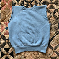 1960's Baby Blue JFK Memorial Sleeveless Sweatshirt M/L