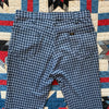 1970's Navy Houndstooth Lee Riders 32" x 27"