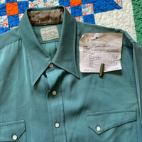 1930’s Levi’s DeLuxe Western Gabardine Shirt Large