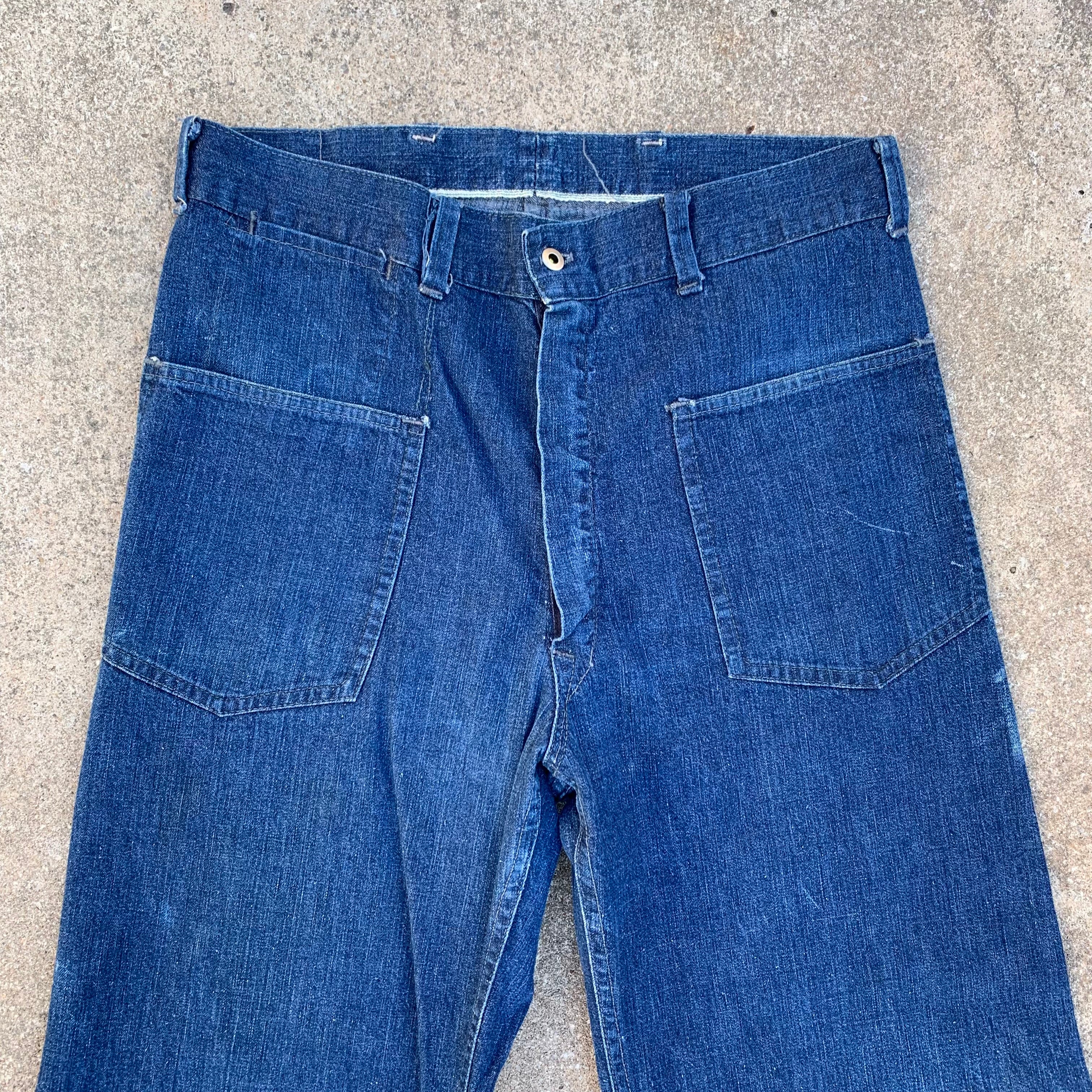 1940's Private Purchase US Navy Denim Dungarees 32” x 31” – Little