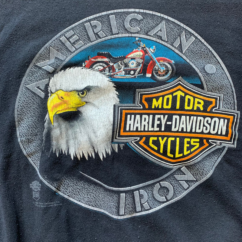 1980's American Iron Harley Davidson Crewneck Sweatshirt XL