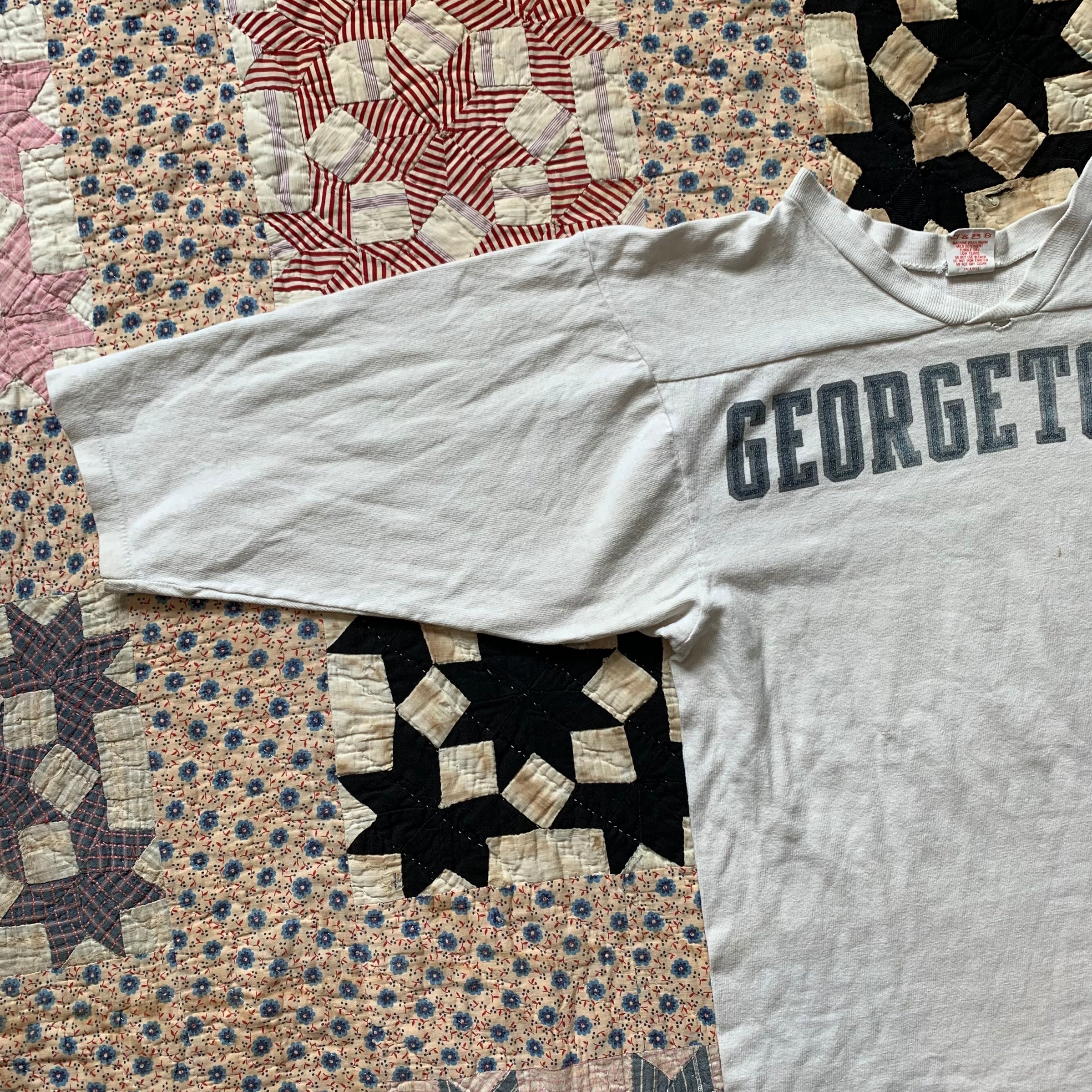 1970's Georgetown Cotton Football T-Shirt Small