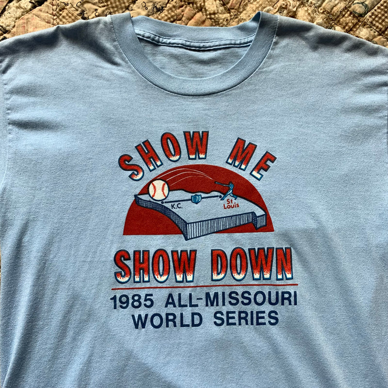 1980's KC Showdown Baseball T-Shirt Medium