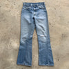 1970's Levi's Orange Tab 517 Flared Denim Jeans 30" Waist