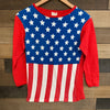 1960’s Star and Stripes Pop Art Long Sleeve T-Shirt