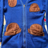 1960’s Gun Club Sportswear Blue Hunting Cardigan XS/S