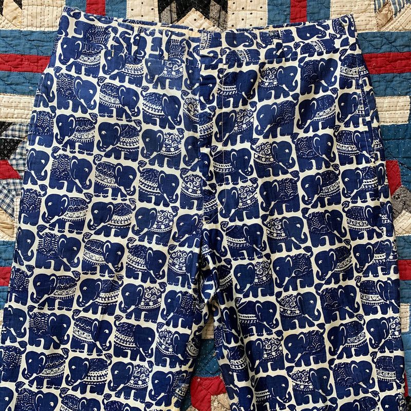 1960’s/70’s Stinchfield Silk Elephant Pants 35" x 29"