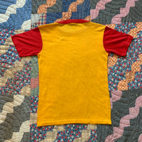 1970's K-Mart Yellow/Red Blank T-Shirt XS