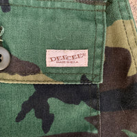 1980’s Dee Cee Woodland Camo Fatigue Pants 31” x 31.5”