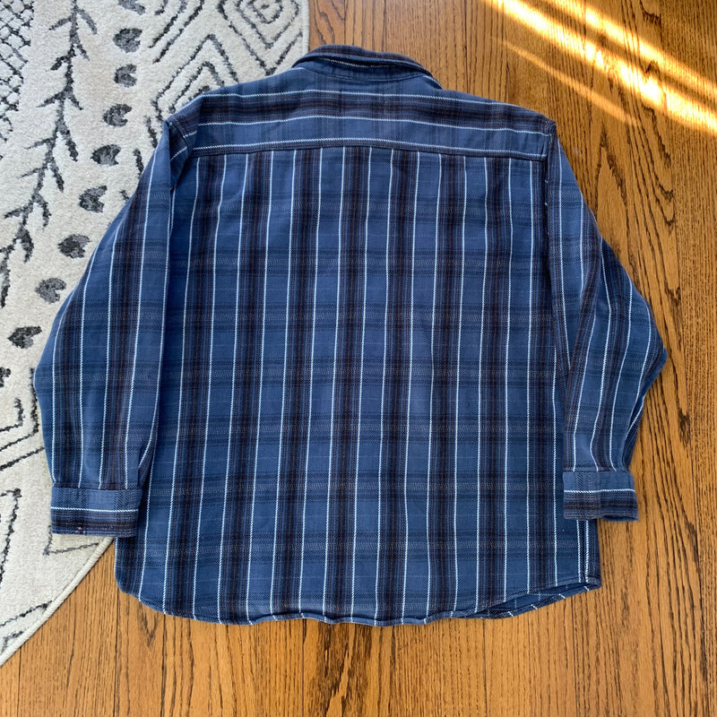 1990’s Alaska Cotton Plaid Flannel XL