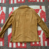 1950's Suede Leather Button Up Shirt Medium