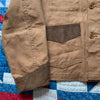 1950's Finesilver Duck Canvas Texas Brush Jacket with Corduroy Accents Large