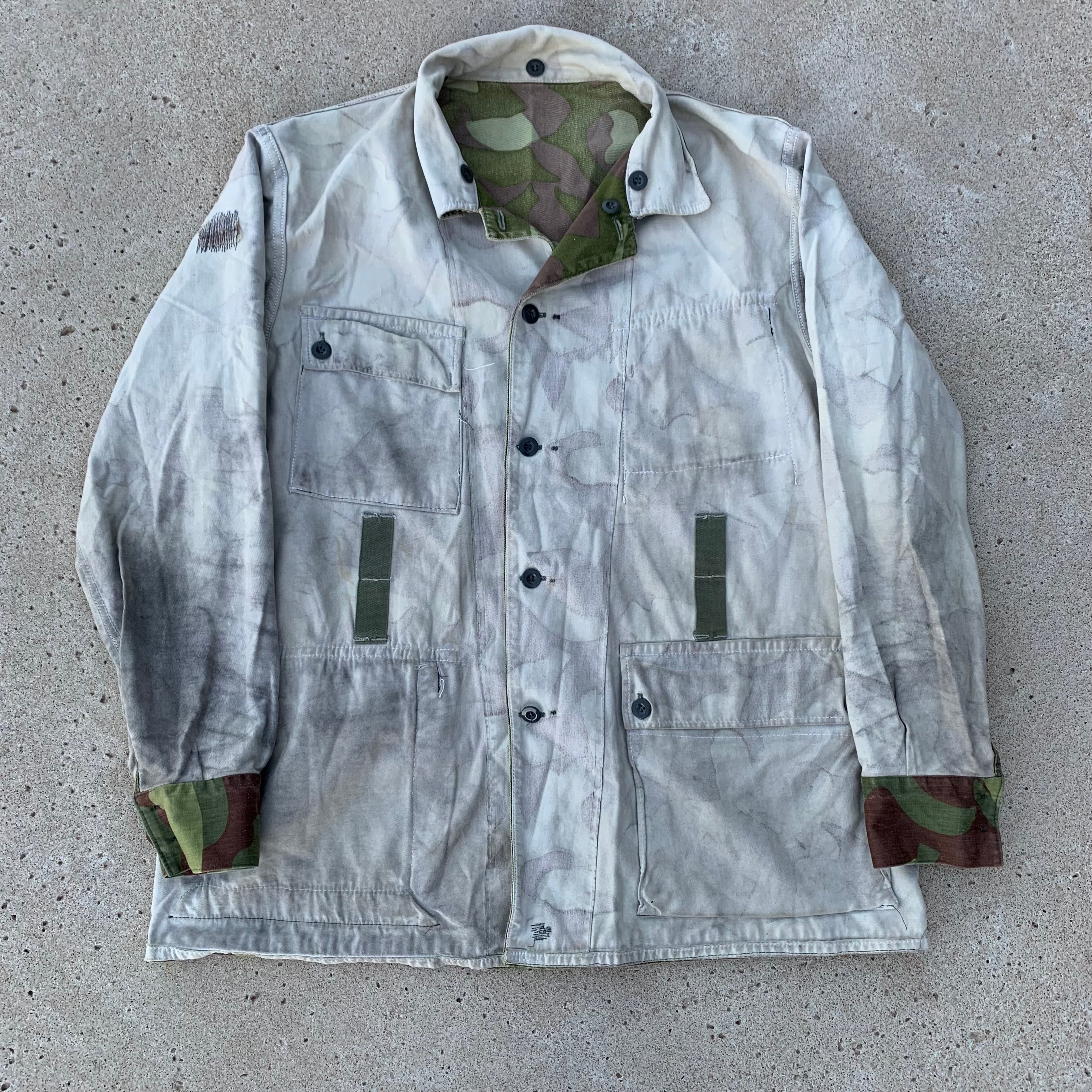 Rare] Finnish Army M-62 Reversible Field Jacket Camo Vintage