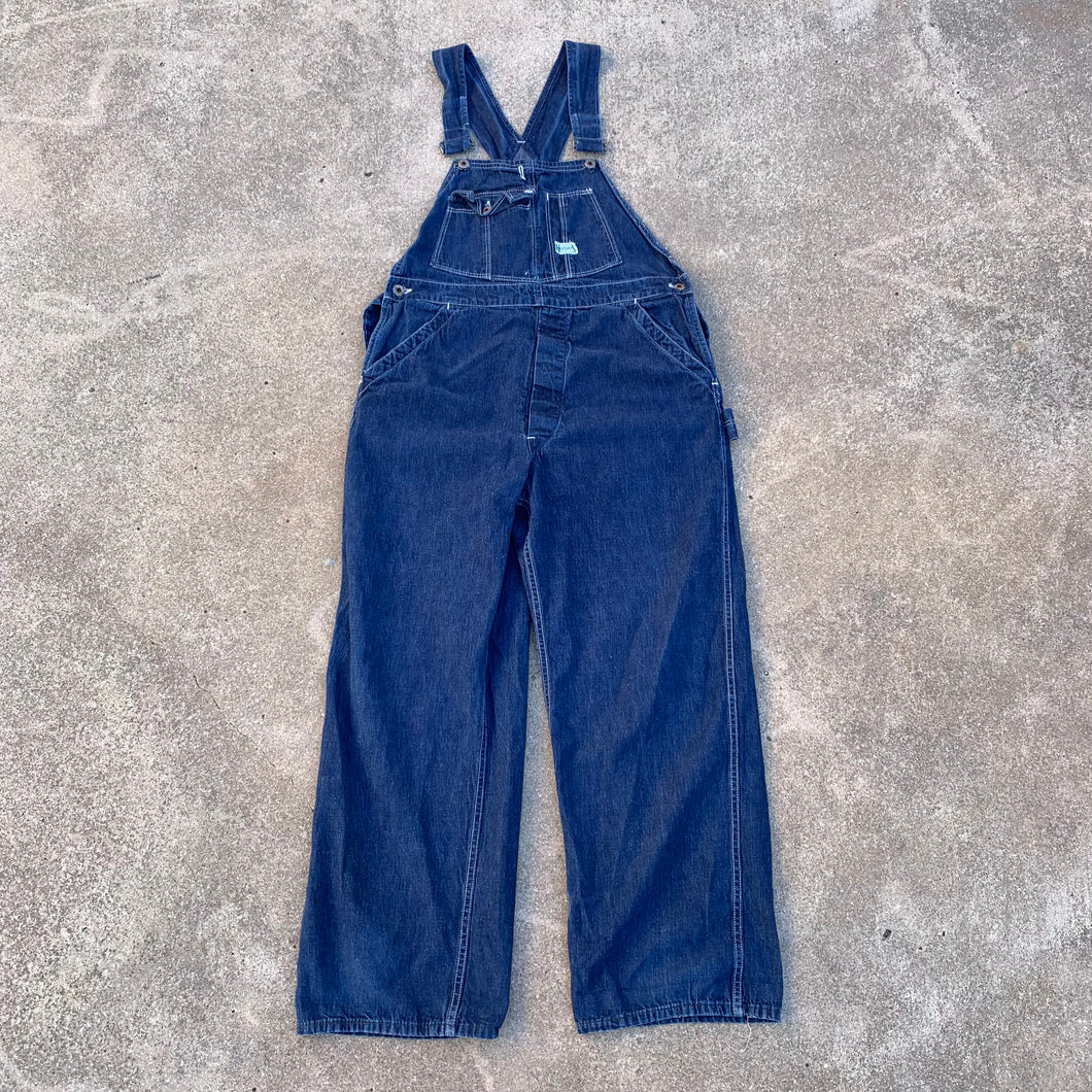 1940’s WWII Hercules Hammer Label Denim Overalls 37” x 28”