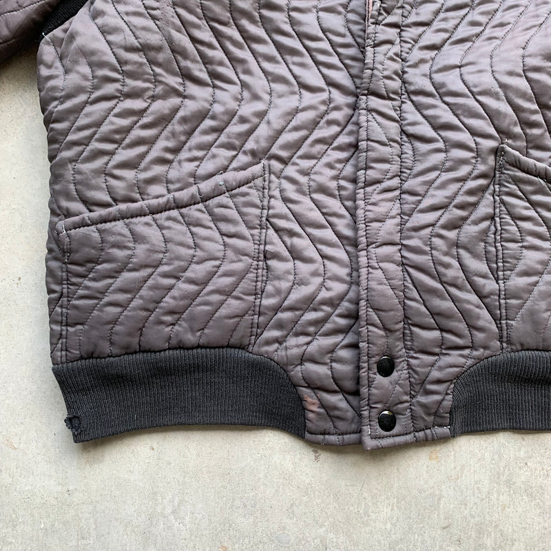 1960’s Igloo by Charmoll Gray Quilted Jacket L/XL