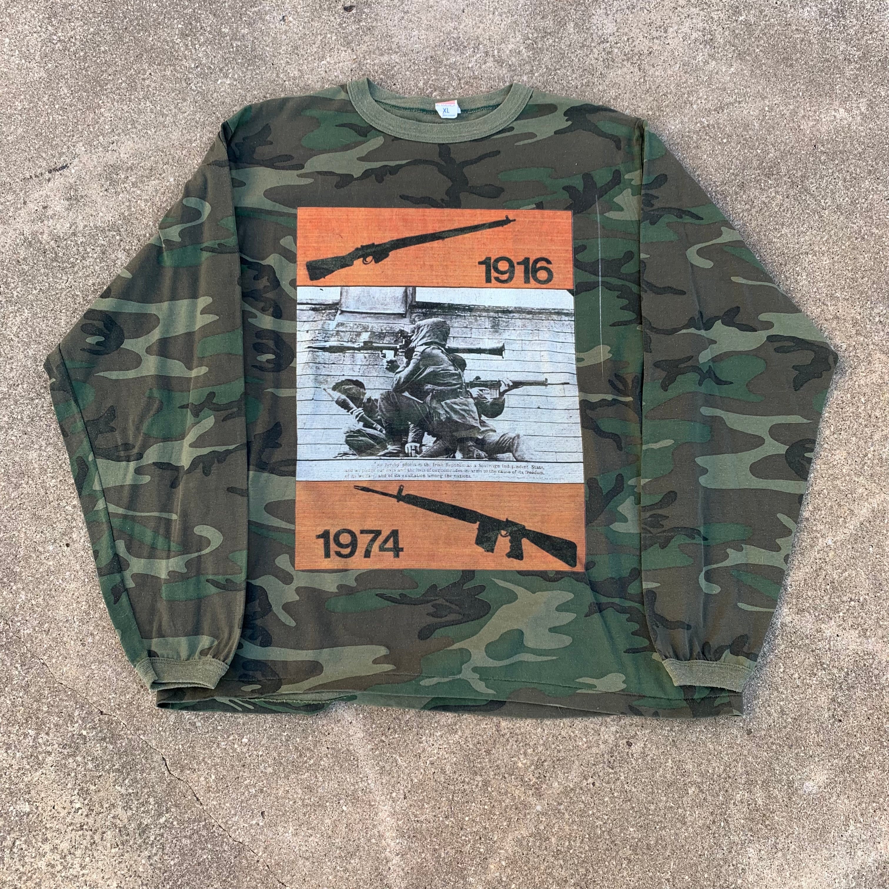Bootleg IRA Camo Long-sleeve T-Shirt XL – Little Chum Vintage