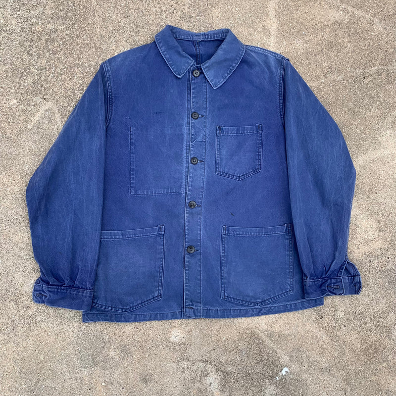 1970’s French Indigo Chore Coat Medium