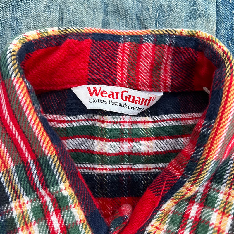 1980’s Wear Guard Plaid Cotton Flannel XL