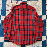 1970's Big Mac Plaid Cotton Flannel Medium