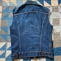 1960's/70's Big E Levi's Type 3 70505 Denim Vest Small