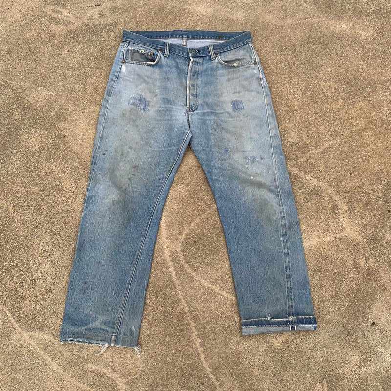 1980’s Levi’s 501 DS Redline Denim Jeans 35” x 30”