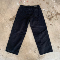 1990's Levi's Baggy Mega Wide Black Silvertab Jeans 38” x 32”