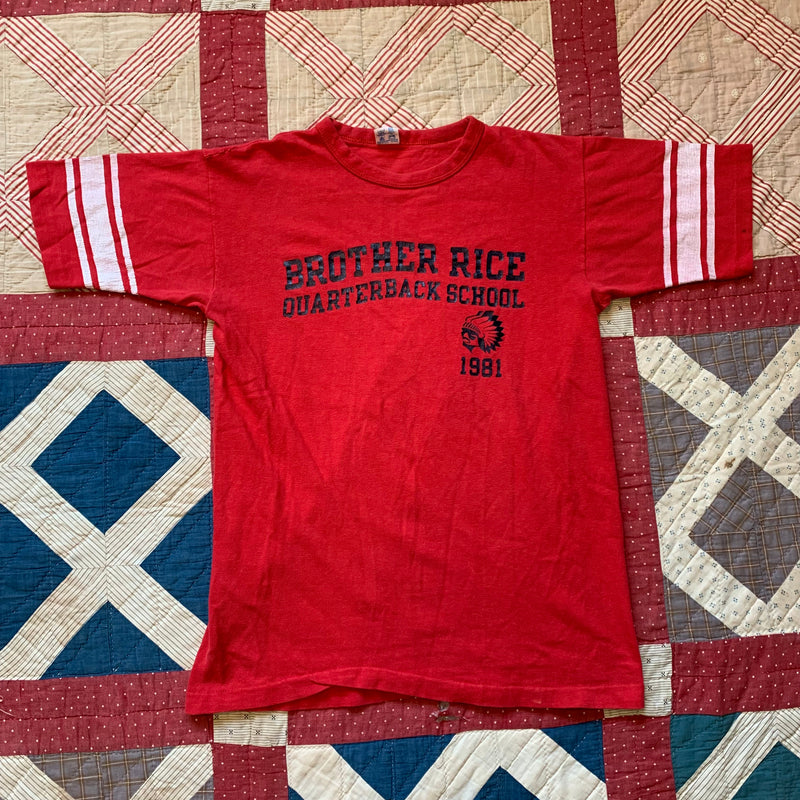 1980's Brother Rice Quarterback School Champion T-Shirt Small