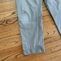 1950’s Grey Hercules Luster Chino Army Twill Pants 32” x 30”