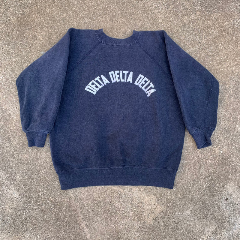 1960's Tri-Delt Sorority Sweatshirt Small