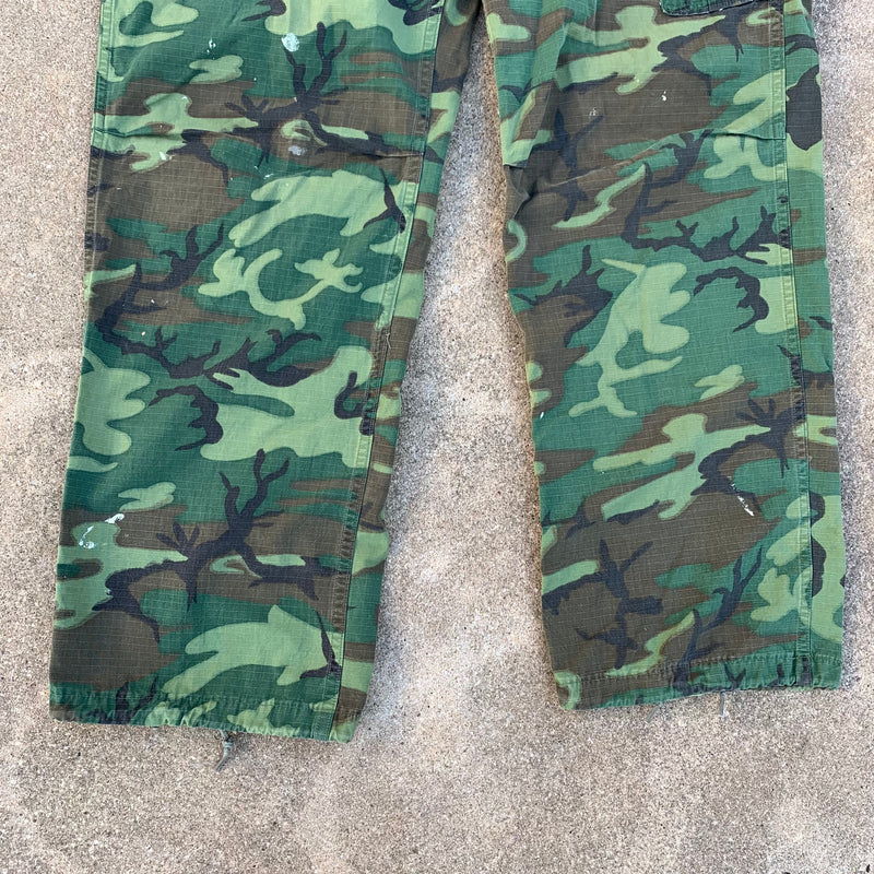 1960’s Vietnam War ERDL Camo Jungle Pants Medium Long