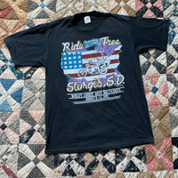 1991 Sturgis Easy Rider Motorcycle T-Shirt Large