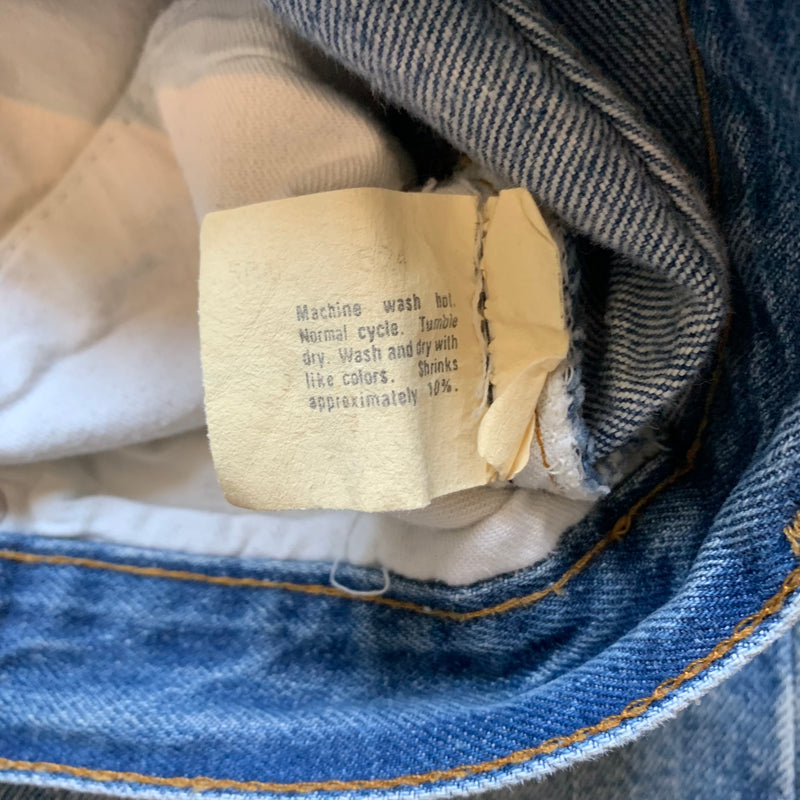 1980's Faded Levi's 501 Denim Jeans 32" x 29.5"