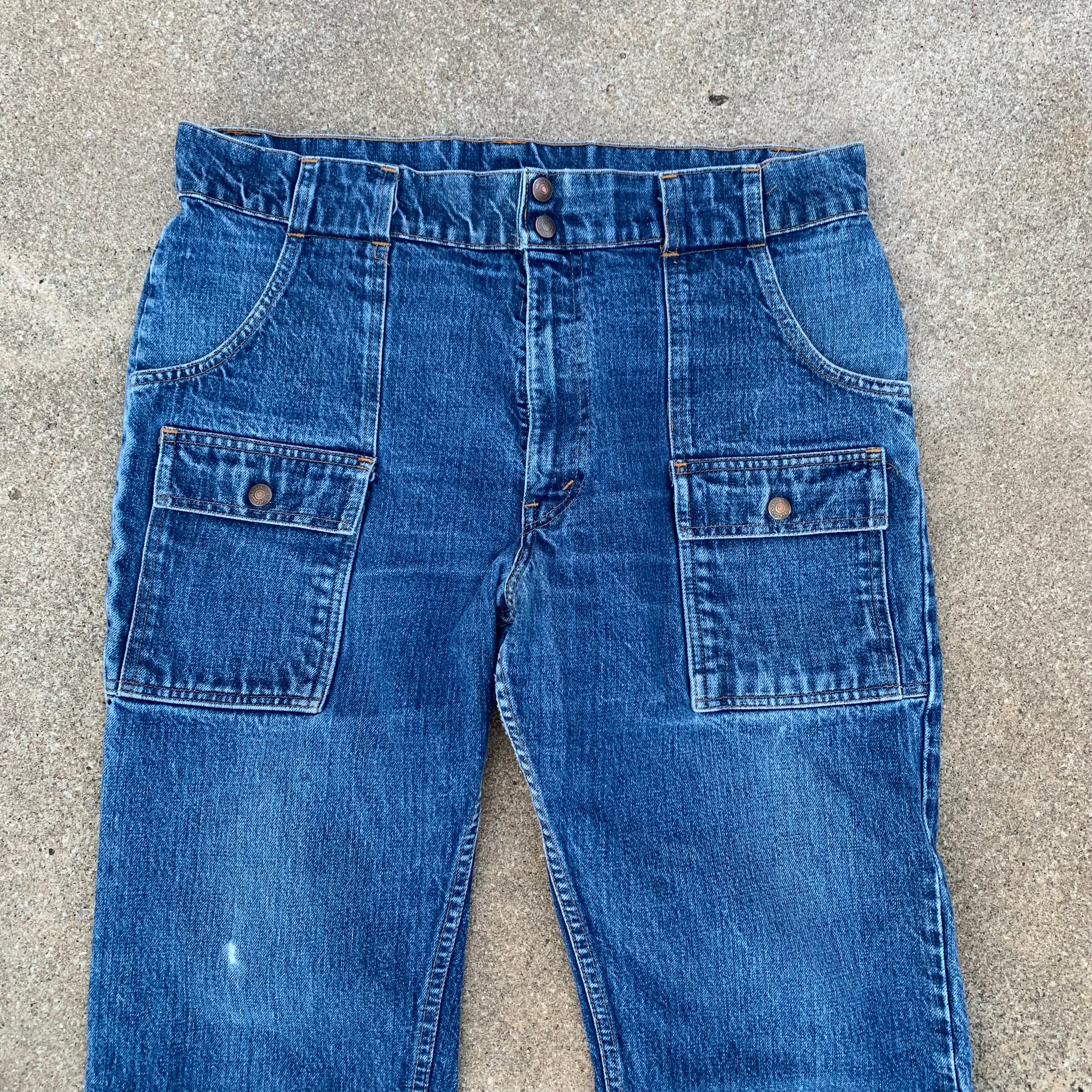 1970's Size 30 Levi's Denim Bush Pants — Good Form Vintage
