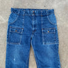 1960’s/70’s Levi’s Orange Tab Bush Jeans 36” x 28.5”