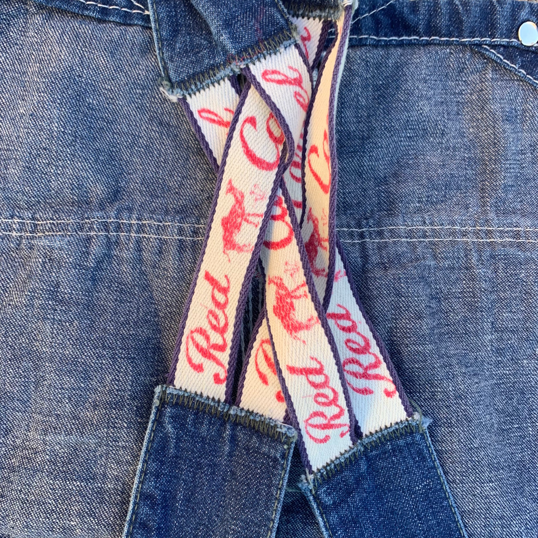 1950’s Red Camel Low-back Denim Overalls 40” x 30”