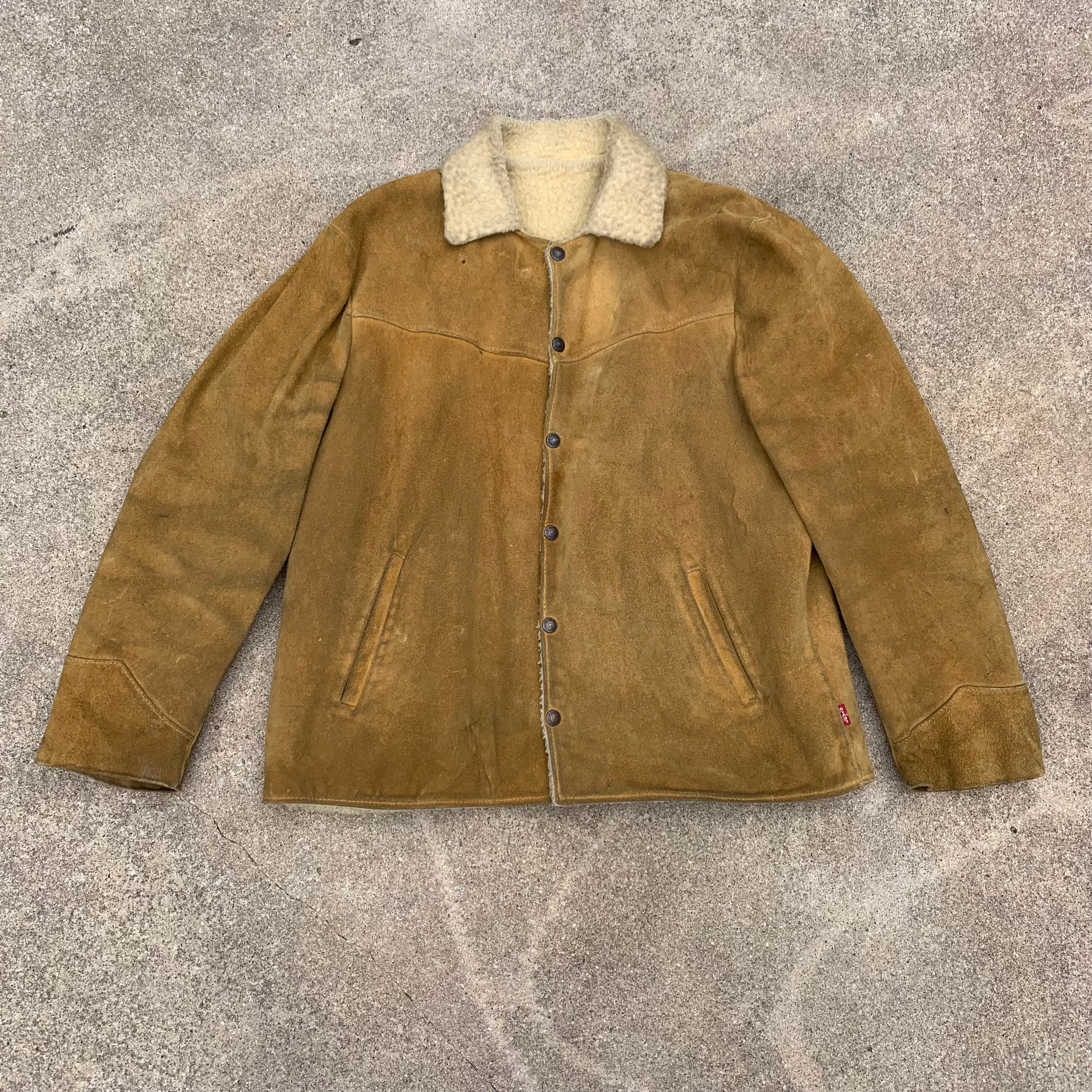 1950’s Levi’s Western Wear Suede Sherpa Jacket M/L