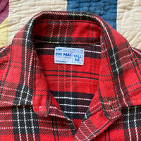 1970's Big Mac Plaid Cotton Flannel Medium