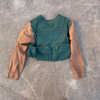 1980’s Cropped Stream Designs Homemade Fishing Jacket Small