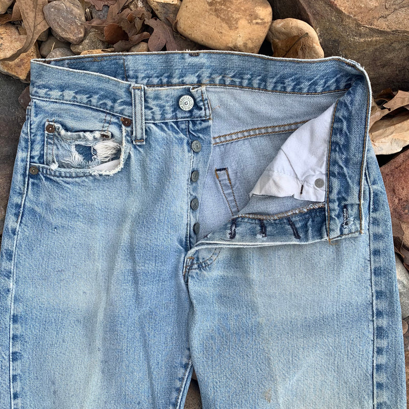 1980's Levi's 501 Redline Denim Jeans 27" Waist